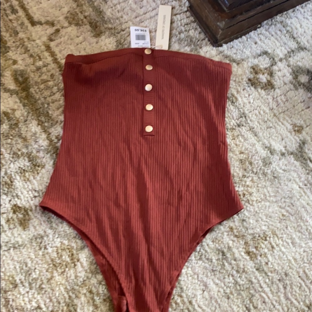 Strapless bodysuit